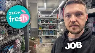 WORKING AT THE OZON FRESH WAREHOUSE - FIRST DAY! HOW MUCH DID YOU EARN? JOB REVIEW