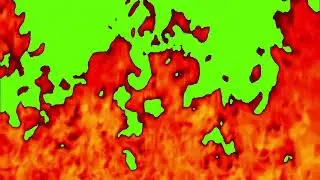Animated Fire Green Screen Effect | No Copyright