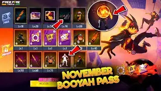 NOVEMBER MONTH BOOYAH PASS FREE FIRE || NEXT BOOYAH PASS || FREE FIRE 🇮🇳