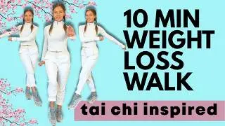10 Minute Walking Exercise for Weight Loss| Tai Chi Inspired  Walk Fat Burning -  Lucy Wyndham-Read