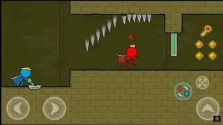 Red And Blue Stickman : Animation Parkour Gameplay Walkthrough ( Part - 2 )