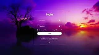 [No Talk] Login Forme In HTML & CSS in 2025