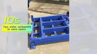 How to fold a fabric roll stack rack？