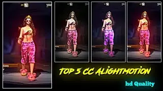TOP 5 HD QUALITY CC ALIGHTMOTION FF XML || NEW TREND FF 💥 4K QUALITY CC XML - PACK || 