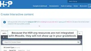 H5P Interactive Content