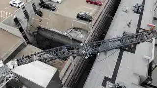 Huge Tower Crane Collapse in Dallas Texas!