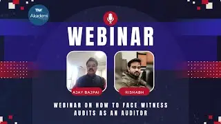Webinar On How To Face Witness Audit