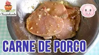COMO TEMPERAR CARNE DE PORCO