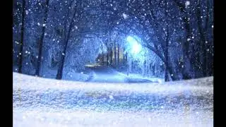Fondo video - Cayendo nieve navidad HD