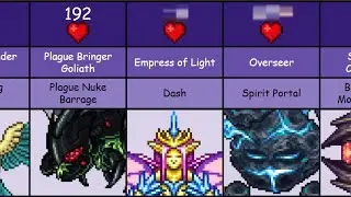 Terraria Strongest Boss Attacks Damage Comparison