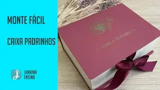 Como Fazer Montagem Da Caixa Para Padrinhos - Casamento - Faça Você Mesmo - DIY