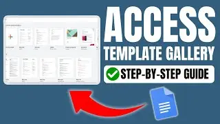 How to Access the Template Gallery in Google Docs