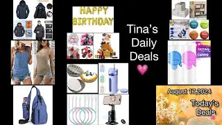 Today’s Amazon deals with HUGE promo codes | Save money shopping online with me 🤗 08/17/24 💗
