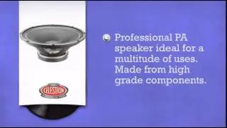 Celestion Truvox 1225E 300W Speaker 8ohm - DJkit.com