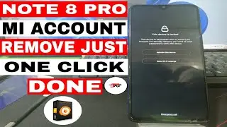 Xiaomi Redmi Note 8 Pro Bypass MiCloud Factory Not Relock Via Fastboot (Need Phone UnlockBootLoader)