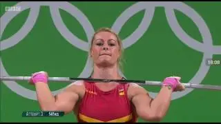 Lidia Valentin 141 kg C&J Rio Olympics 2016