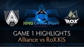 Dota 2 Alliance vs RoX.KIS - Game 1 Highlights - The XMG Captains Draft Invitational