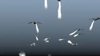 Futuristic combat jet