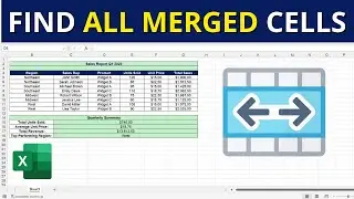 How to Find & Remove Merged Cells in Excel (Quick & Easy!)