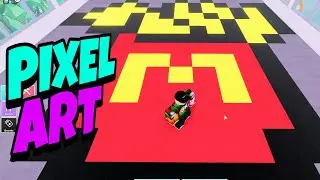 PIXEL ART IN MY RESTAURANT!!! (ROBLOX)