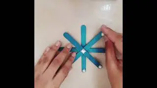 Snowflake craft /unique christmas craft   