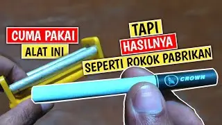 Tutorial Melinting Rokok / Tembakau. Pakai Alat Linting Kecil.