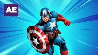 Create COMIC Background Animation in After Effects | Tutorial