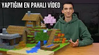 I Built a Giant Minecraft Village with Magnetic Cubes! (My Most Expensive Video)