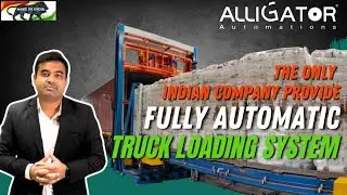 Fully Automatic Truck Loading System by Alligator Automations #logistics #automation