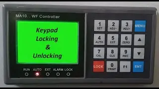 MA10 WF Keypad Lock Unlock Method(@weighing system)