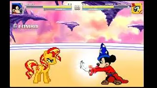 Mugen 1.0 Request#79 - Mickey Mouse(DDR)(Me) vs Sunset Shimmer 4th Try