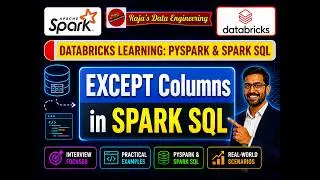 119. Databricks | Pyspark| Spark SQL: Except Columns in Select Clause