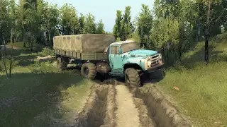 Spintires - Мод  Зил-130. Тест драйв.