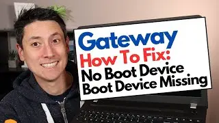 Gateway Computer - How To Fix No Boot Device, Boot Device Not Found, Boot Device Not Installed