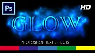 How to make Text Glow in Photoshop CS6 - Tutorial Video