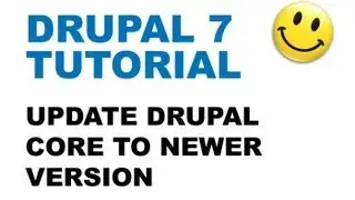 Drupal 7 Tutorial - Update Drupal Core to newer version - How to