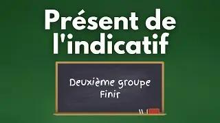 Présent de l'indicatif - 2e groupe (indicatif 3/8)