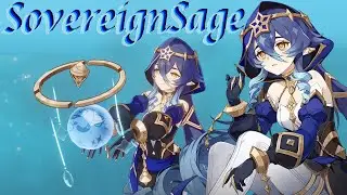 Genshin Impact: Layla | Idle Animation 2 | Moon Wind Chime