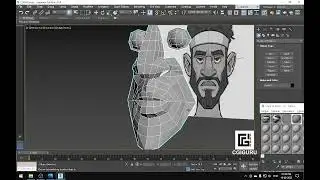 Max Face Modeling Part 3 