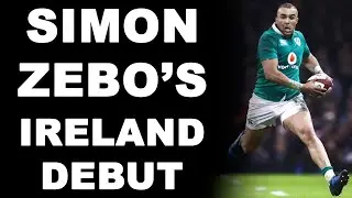 Simon Zebo's Ireland Debut