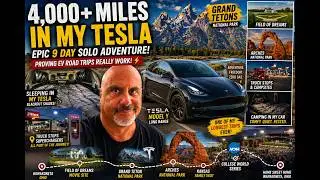 Tesla Long Trip to Grand Tetons 2024