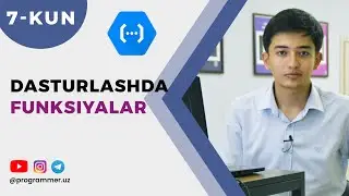 🔴 DASTURLASHDA FUNKSIYALAR - PHP Dasturlash tili - 7/21 KUN