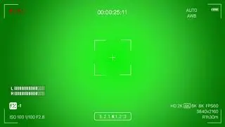 4K Viewfinder Green Screen with Timer