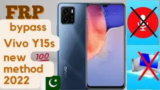 VIVO Y15s (V2125) Frp Bypass New Security 2022 without PC 100%Free Lock Set Only All vivo mobile FRP