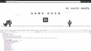 Como hackear o dino do Chrome