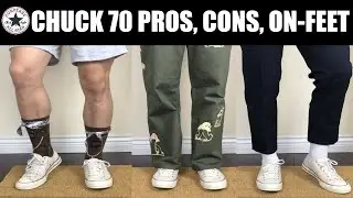 CONVERSE CHUCK 70 PROS AND CONS | ON FEET | 6 MONTH REVIEW/IMPRESSIONS | STREETWEAR 2020