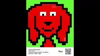 Clifford The Dig Red Dog CrytoPunk  