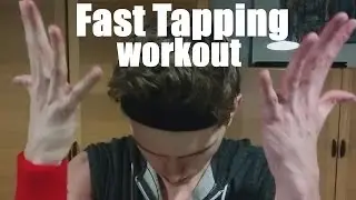 (ASMR) Extreme Fast Tapping Workout - Whispering + Aggressive, Intense Tapping