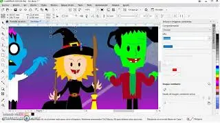 vectorizando y aplicando color en Corel Draw