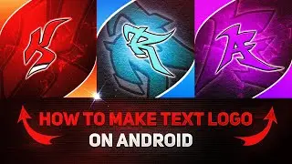 Make This Insane Gaming Text Logo On Android | How To Make Text Logo On Android